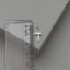 Crucifixo Liso Pequeno de Prata 925